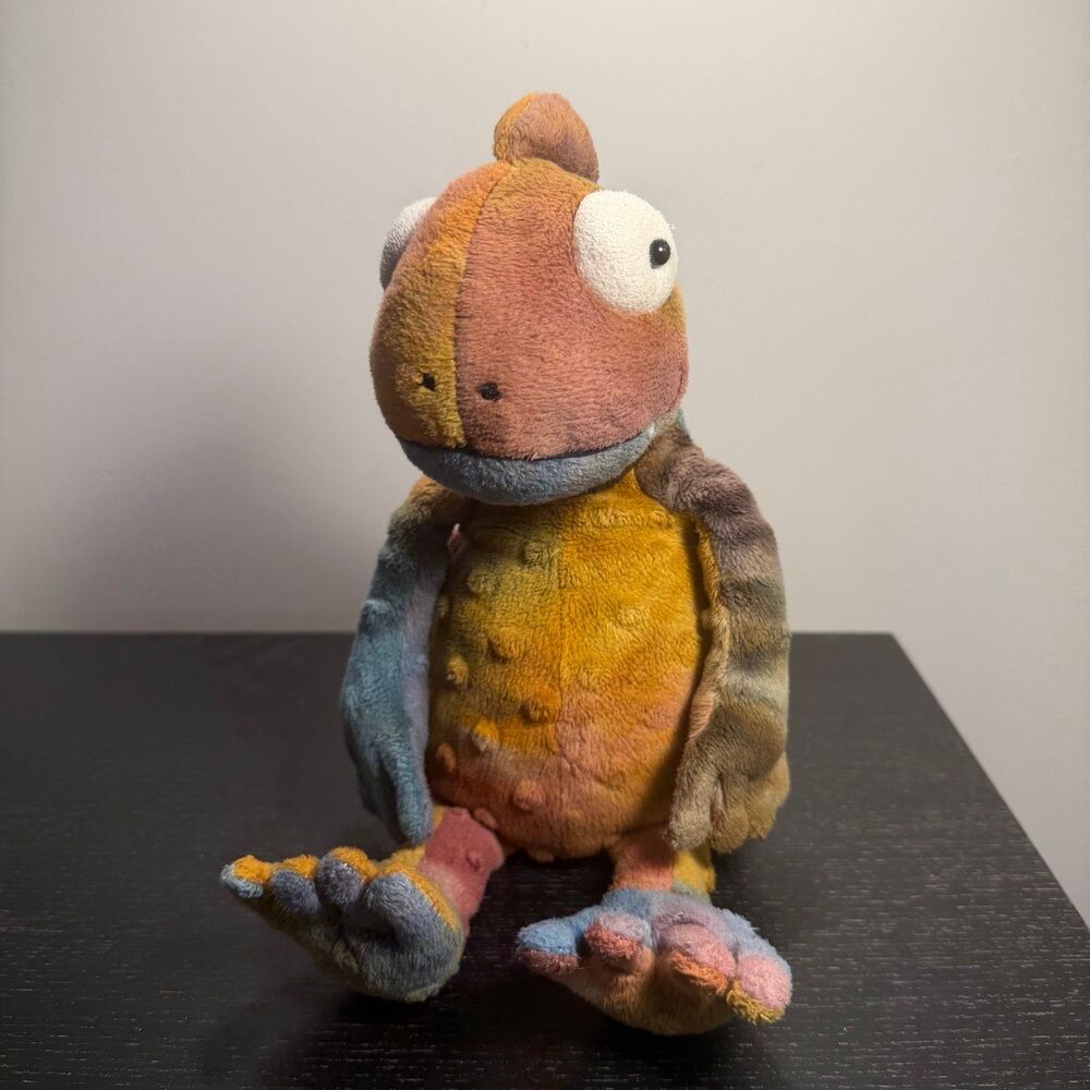 Jellycat London Colin Chameleon Stuffed Animal Plush 12” Multicolored Lizard